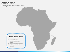 Africa map PPT slide 6