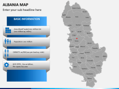 Albania map PPT slide 15