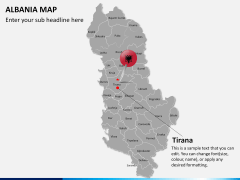 Albania map PPT slide 17