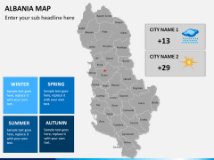 Albania map PPT slide 19