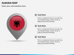 Albania map PPT slide 20