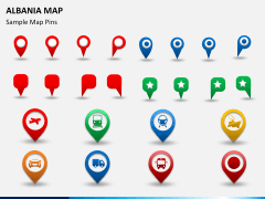 Albania map PPT slide 22