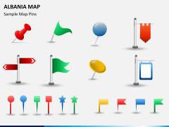 Albania map PPT slide 23