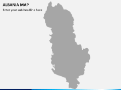 Albania map PPT slide 6
