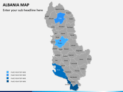 Albania map PPT slide 7