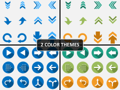 Arrow Icons PPT cover slide