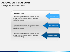 Arrows and Text Boxes PPT Slide 1