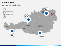 Austria Map PPT slide 4
