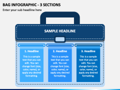 Bag Infographic - 3 Sections PPT Slide 2