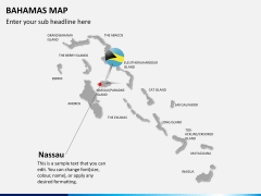 Bahamas map PPT slide 15