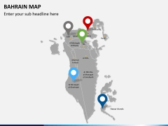 Bahrain map PPT slide 7