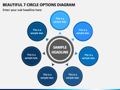 Beautiful 7 Circle Options Diagram PPT Slide 2