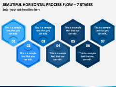 Beautiful Horizontal Process Flow - 7 Stages PPT Slide 2