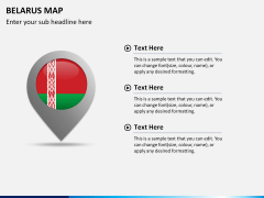 Belarus map PPT slide 16