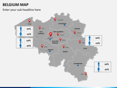 Belgium map PPT slide 19