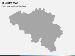 Belgium map PPT slide 9
