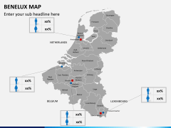 Benelux map PPT slide 5