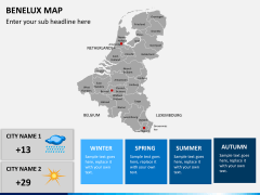 Benelux map PPT slide 6