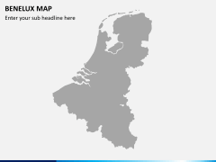 Benelux map PPT slide 9