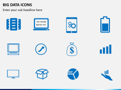 Big data icons PPT slide 5