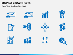 Business Growth Icons PPT slide 3