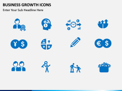 Business Growth Icons PPT slide 4