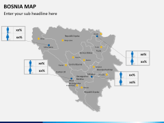 Bosnia map PPT slide 14