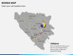 Bosnia map PPT slide 15