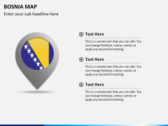Bosnia map PPT slide 18
