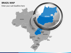 Brazil map PPT slide 13