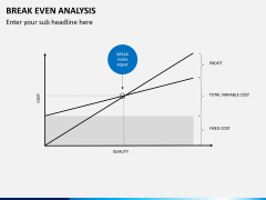 Break even analysis PPT slide 2