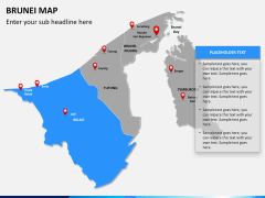 Brunei Map PPT slide 11