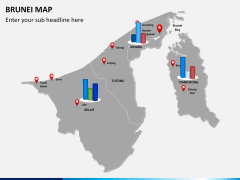 Brunei Map PPT slide 14