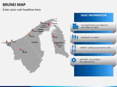 Brunei Map PPT slide 15
