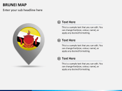 Brunei Map PPT slide 20