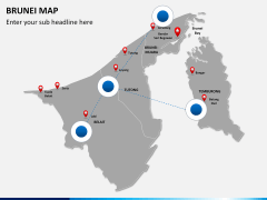 Brunei Map PPT slide 5