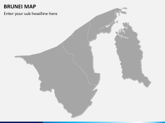Brunei Map PPT slide 8