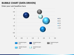Bubble chart PPT slide 1