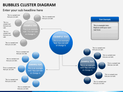 Bubbles cluster diagram PPT slide 7