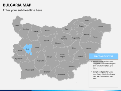 Bulgaria map PPT slide 12
