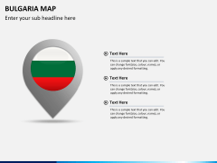 Bulgaria map PPT slide 22
