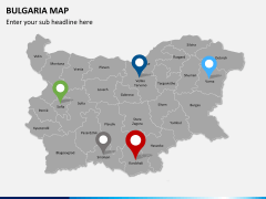 Bulgaria map PPT slide 7