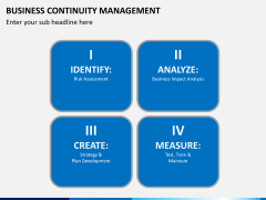Business continuity management PPT slide 9
