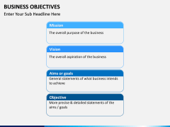Business Objectives PPT slide 10