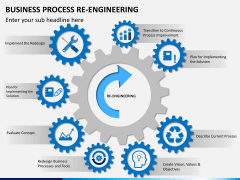 Business process re-engineering PPT slide 1
