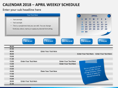 Calendar 2018 Weekly Schedule PPT slide 4