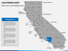 California map PPT slide 10
