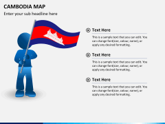 Cambodia map PPT slide 22