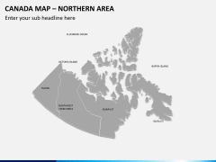 Canada map PPT slide 19