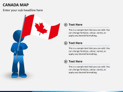 Canada map PPT slide 27